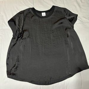 CAbi Black Short Sleeve Top